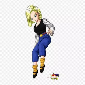 Нашивки для сумки для одежды, термонаклейки с утюгом, PNG Android 18 Android 18 Majin Buu, моющиеся теплопередачи