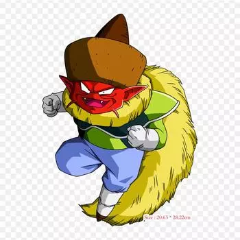 Нашивки для сумки для одежды, термонаклейки с утюгом и солью Dbz Goku Majin Buu, моющиеся теплопередачи