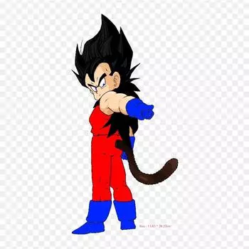 Нашивки для сумки для одежды, термонаклейки с утюгом на термонаклейках Dbz Kid Vegeta Vegeta Raditz, моющиеся теплопередачи