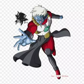 Нашивки для сумки для одежды, термонаклейки с утюгом на термонаклейке Dragon Ball Miira Vegeta Dragon Ball Heroes, моющийся теплопередача