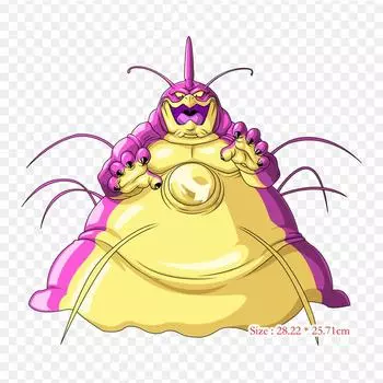 Нашивки для сумки для одежды, термонаклейки с утюгом на термонаклейках Syn Shenron Goku, моющиеся теплопередачи