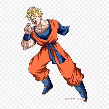 Нашивки для сумки для одежды, термонаклейки с утюгом на термонаклейке, Гохан теряет руку, Гохан, узор Гоку, моющиеся, теплопередача