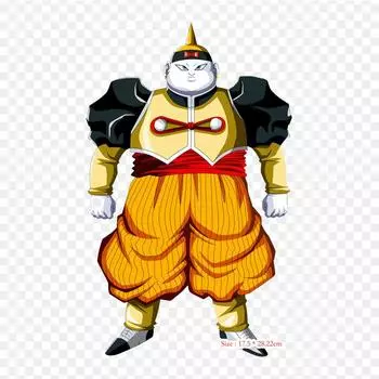 Нашивки для сумки для одежды, термонаклейки с утюгом на термонаклейках Dragon Ball Android 19, моющиеся теплопередачи