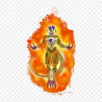 Нашивки для сумки для одежды, термонаклейки с утюгом на термонаклейке, золотая морозильная камера, Ki Frieza Goku, моющийся теплопередача