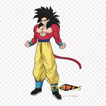 Нашивки для сумки для одежды, термонаклейки с утюгом на термонаклейках Dbz Goku Shintani, стиль Goku Vegeta, моющиеся теплопередачи