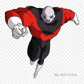 Нашивки для сумки для одежды, термонаклейки с утюгом на термонаклейках Dragon Ball Super Jiren Goku Frieza, моющиеся теплопередачи