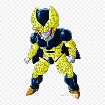 Нашивки для сумки для одежды, термонаклейки с утюгом на термонаклейках Cell Jr Dbz Cell Goku, моющиеся теплопередачи