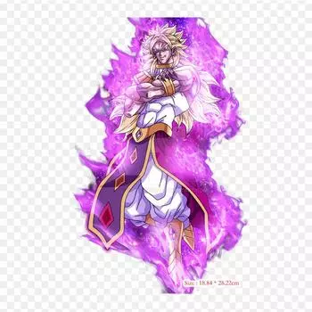 Нашивки для сумки для одежды, термонаклейки с утюгом на сайте Deviantart Broly God Broly Goku, моющиеся теплопередачи