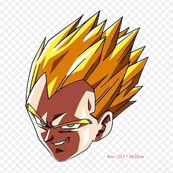 Нашивки для сумки для одежды, термонаклейки с утюгом на термонаклейке Vegeta Ssj Dbgt Vegeta Goku, моющиеся теплопередачи