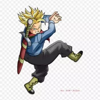 Нашивки для сумки для одежды, термонаклейки с утюгом на термонаклейке Roster Goku Ssf2 Goku Gohan, моющиеся теплопередачи с узором