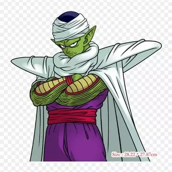 Нашивки для сумки для одежды, термонаклейки с утюгом на термонаклейке Пикколо Dragon Ball, онлайн-рисунок, моющаяся теплопередача