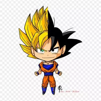 Нашивки для сумки для одежды, термонаклейки с утюгом на термонаклейках Dra Chibi Goku Goku Vegeta, моющиеся теплопередачи