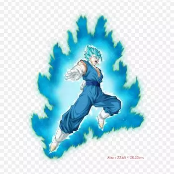 Нашивки для сумки для одежды, термонаклейки с утюгом на термонаклейке Vegito Ssgss Beerus Vegerot, моющиеся теплопередачи