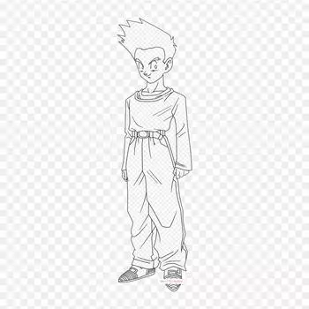 Нашивки для сумки для одежды, термонаклейки с утюгом и рисунком Готен Гохан, моющиеся теплопередачи