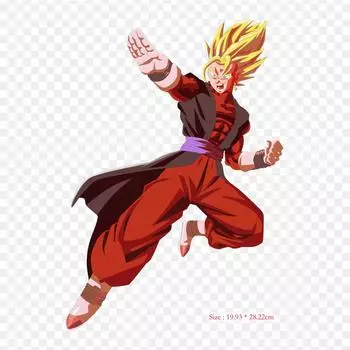 Нашивки для сумки для одежды, термонаклейки с утюгом на термонаклейках Vegetto Xeno Ssj Goku Vegeta, моющиеся теплопередачи