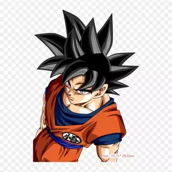 Нашивки для сумки для одежды, термонаклейки с утюгом на термонаклейках Goku De Perfil Goku Frieza, моющиеся теплопередачи