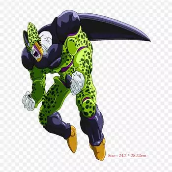 Нашивки для сумки для одежды, термонаклейки с утюгом на термонаклейках Frieza Majin Buu Goku, моющиеся теплопередачи