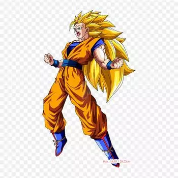 Нашивки для сумки для одежды, термонаклейки с утюгом на термонаклейках Goku Ssj3 Dokkan Battle Goku Gohan, моющиеся теплопередачи