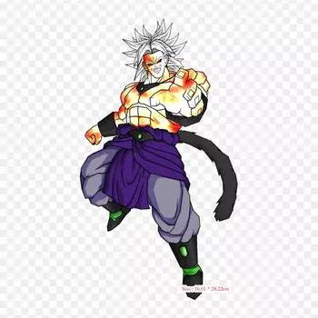 Нашивки для сумки для одежды, термонаклейки с утюгом на термонаклейках Dragon Ball Saiyan God Of Destruction Goku Broly, моющиеся теплопередачи