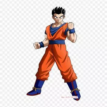 Нашивки для сумки для одежды, термонаклейки с утюгом на термонаклейках Dbs Ssj Gohan Gohan Goku, моющиеся теплопередачи