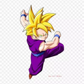 Нашивки для сумки для одежды, термонаклейки с утюгом на термонаклейке Kid Gohan Ssj Gohan Goku, моющиеся теплопередачи с узором