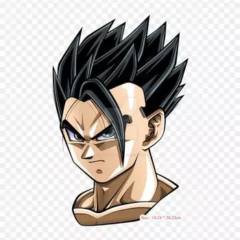 Нашивки для сумки для одежды, термонаклейки с утюгом на термонаклейках Gohan Ultra Instinct Gohan Goku, моющиеся теплопередачи