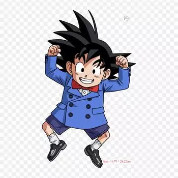 Нашивки для сумки для одежды, термонаклейки с утюгом на термонаклейках Goten Battle Of Gods Goten Goku, моющиеся теплопередачи