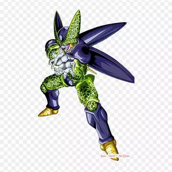 Нашивки для сумки для одежды, термонаклейки с утюгом на термонаклейках Kamehameha Cell Vegeta, моющиеся теплопередачи