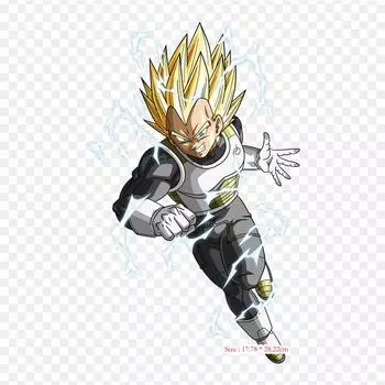 Нашивки для сумки для одежды, термонаклейки с утюгом на термонаклейке Super Saiyan Dragonball Z Goku Vegeta, моющиеся теплопередачи