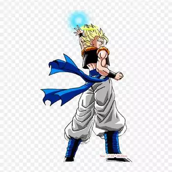 Нашивки для сумки для одежды, термонаклейки с утюгом на термонаклейке Super Saiyan Gogeta Goku Vegeta, моющиеся теплопередачи с узором