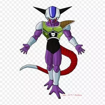 Нашивки для сумок с одеждой, термонаклейки с термонаклейками Cooler Dragon Ball Frieza Cooler Pattern, моющиеся, термоперенос