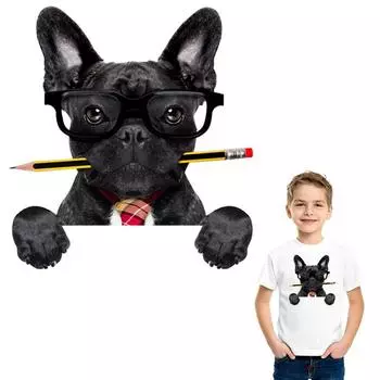 Нашивки на одежде, моющаяся экологически чистая футболка с милым рисунком панды, наклейки в полоску для одежды, переносная нашивка 6.5x7 cm