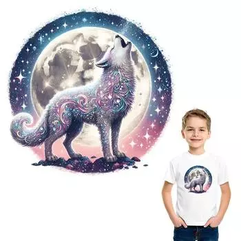 Нашивки на одежду Красивые волки Термопресс Аппликация Футболки Толстовки Сделай сам Наклейки на одежду Parches Ropa Нашивки