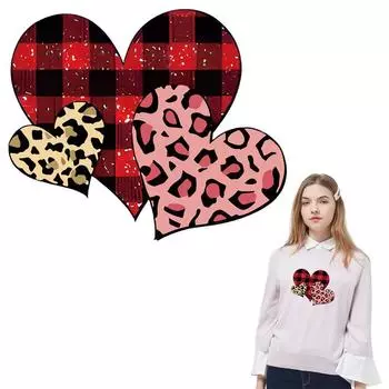 Нашивки на одежду Love Diy Parches Ropa Наклейки на одежду Футболки Термопресс Аппликации Толстовки Значки Наклейки