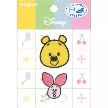 Нашивки Pioneer Disney с изображением Винни-Пуха и Пятачка, по 1 шт., клейкая наклейка двойного назначения/утюг MY5505-MY508