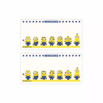 Нашивки Pioneer Patch Minions Fever My Name 2 шт. Ширина 35 мм x Высота 70 мм Приклеиваемые термоклеем примерно. приблизительно. МИН351-МИН07