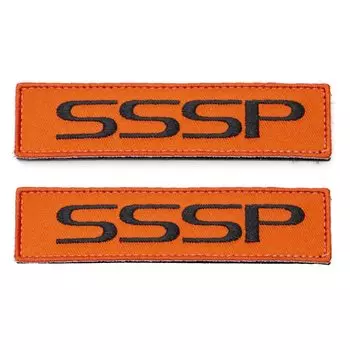 Нашивки с буквами Groove Garage Shin Ultraman SSSP, набор из 2 съемных нашивок Ш100 x В26 мм, изготовлены из полиэстерового нейлона, прибл.