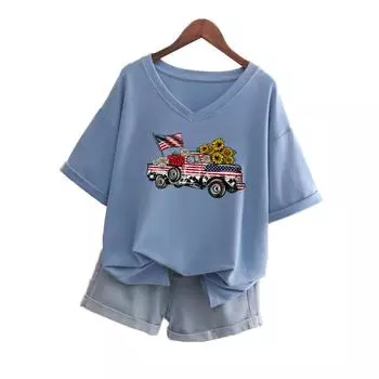 Нашивки с флагом США для одежды, термопресс с подсолнечником, аппликация, Diy Parches, Ropa, толстовки, футболка, наклейки для одежды, Parches