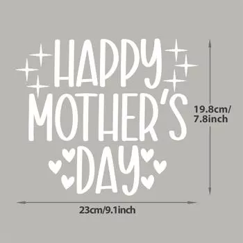 Нашивки с надписью «С Днем матери» Белые буквы Термопереводные толстовки своими руками Наклейки на одежду Нашивка на футболку Parches Ropa