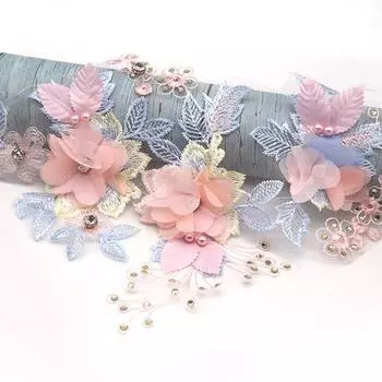 нашивки с розами для одежды, 1 шт., аппликации Parche Bordados Para Ropa розовый