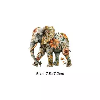 Нашивки со слоном Htv для футболок, шляп, термопрессов, аппликаций, сделай сам, толстовки, наклейки для одежды, термонашивки, легко печатать