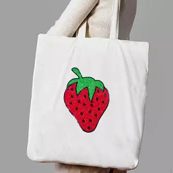 Нашивки со значком «Клубника» своими руками, декоративные нашивки для шляпы, одежды, пальто