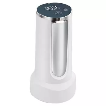 Насос для диспенсера воды, электрический зарядный насос, портативный электрический диспенсер для воды, электрический зарядный насос Type-C со складным носиком чёрный