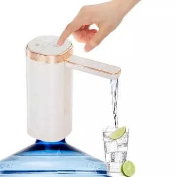 Насос для дозирования воды на 5 галлонов, электрический насос для бутылок с зарядкой через USB, портативный автоматический водяной насос для кемпинга