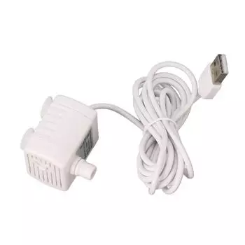 Насос для фонтана для домашних животных, тихий, предотвращает сухое горение, питание от USB, бесщеточный двигатель постоянного тока, мини-вода для кошек