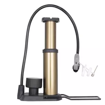 Насос для горного велосипеда, насос для шин велосипеда, портативный насос высокого давления для ног, внешний шланговый насос для велосипеда и горного велосипеда золотистый