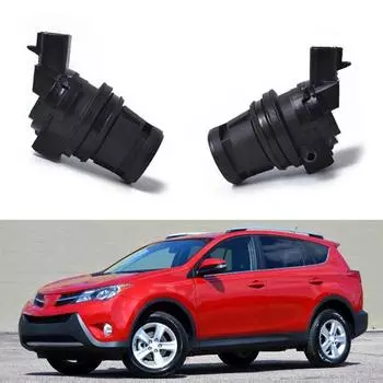 Насос для мойки автомобиля, черный, прочный, полезный, для мытья лобового стекла автомобиля, против трещин, идеально сочетается с 2 насадками, насос для омывателя лобового стекла для автомобилей Mazda