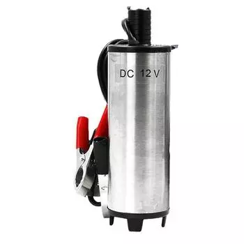 Насос для перекачки масла через щуп 12 В дизельное топливо серебряный