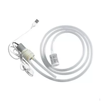 Насос для перекачки пива, электрический сифон, самовсасывающий насос, компактный, для розлива в бутылки Портативный винный сифон для 1M Hose