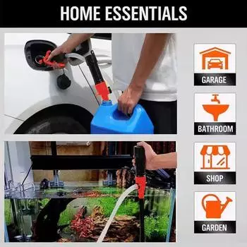 Насос для перекачки жидкости с питанием от аккумулятора, портативный для перекачки топлива с расходом топлива 2,4 галлона, насос-форсунка с управлением N1Y8